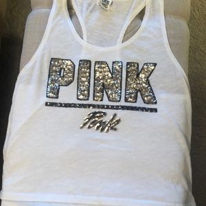 Size small , brand pink sequenced tank top